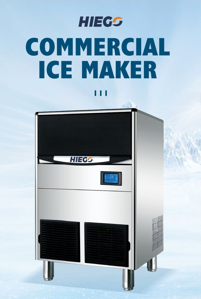 یخ ساز 100 کیلوگرمی بشکه ای R404a تجاری یخ ساز هوا خنک کننده 0