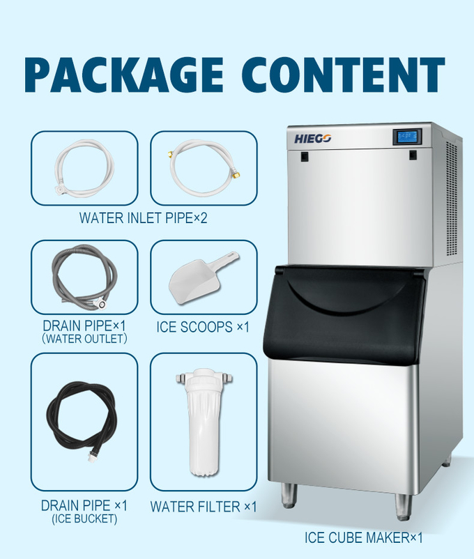 دستگاه یخ ساز 400 کیلوگرمی در روز با سیستم خنک کننده هوا و فروش یخ 9